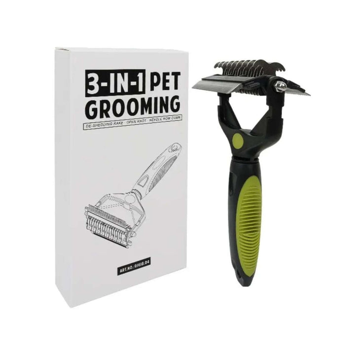 3 - in - 1 Dog Brush | Deshedding & Dematting - Dog Brush - EliteTrim Grooming