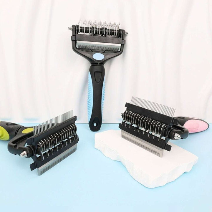 3 - in - 1 Dog Brush | Deshedding & Dematting - Dog Brush - EliteTrim Grooming