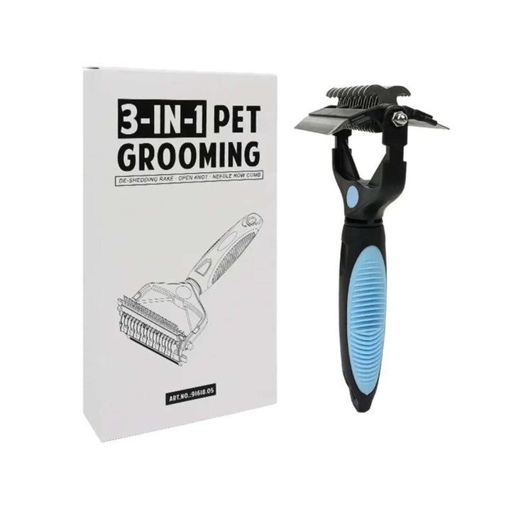 3 - in - 1 Dog Brush | Deshedding & Dematting - Dog Brush - EliteTrim Grooming