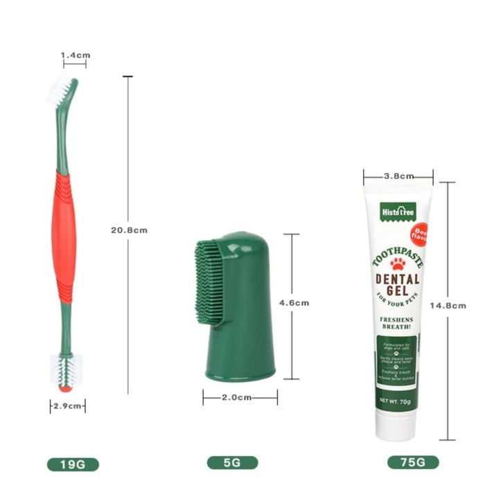 360° Cat & Dog Toothbrush Kit - Dog Toothbrush - EliteTrim