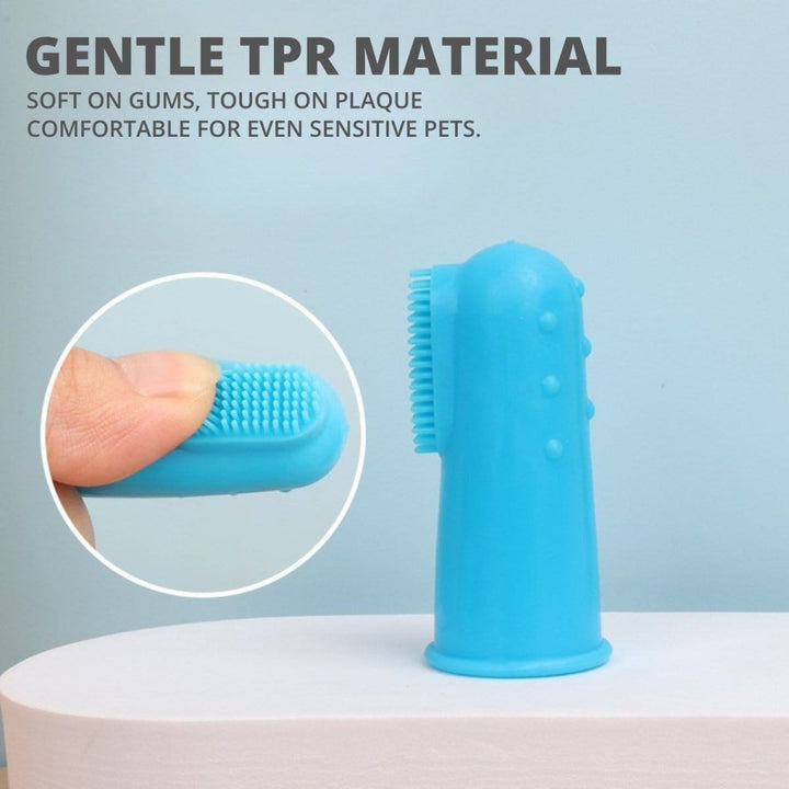 4 - Pack Dog & Cat Finger Toothbrush - Dog Toothbrush - EliteTrim