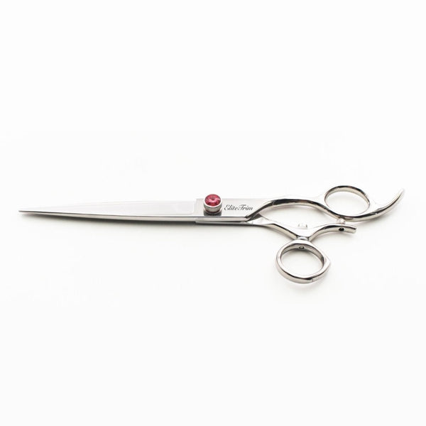 7.5" AeroGlide 440C Straight Grooming Shears for Dogs - Dog Grooming Scissors - EliteTrim