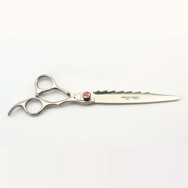 7.5″ RazorSpine Straight Dog Grooming Shears - Dog Grooming Scissors - EliteTrim