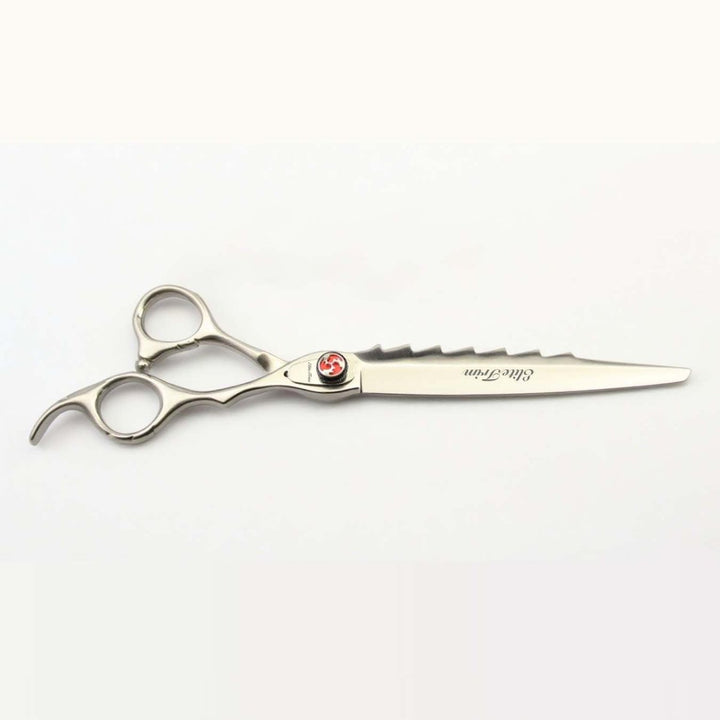 7.5″ RazorSpine Straight Dog Grooming Shears - Dog Grooming Scissors - EliteTrim