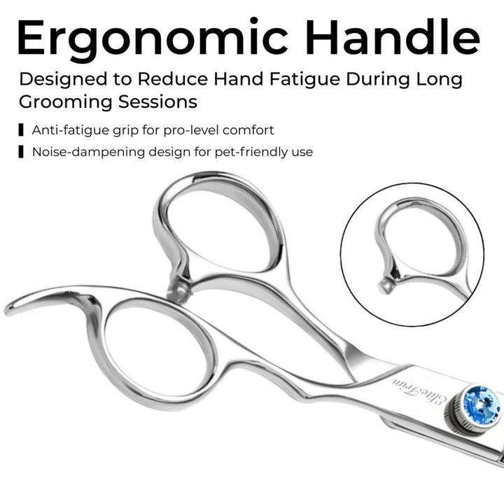 7"/7.5"/8" 440C Gemstone Pro Series Scissors (Shears) - Dog Grooming Scissors - EliteTrim