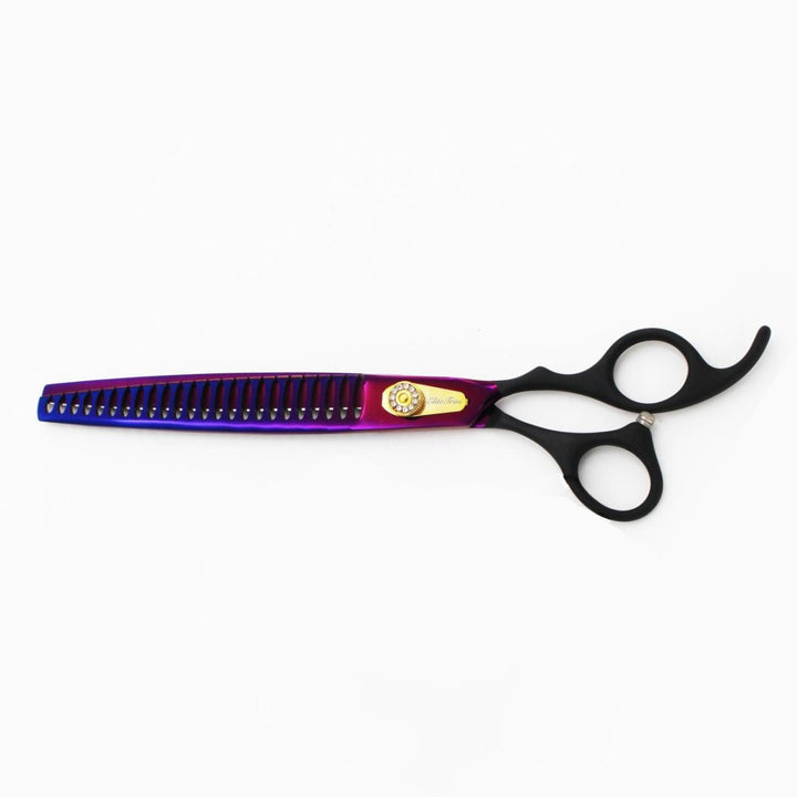 8" Midnight Velvet Blending Scissors (Shears) - Dog Grooming Scissors - EliteTrim