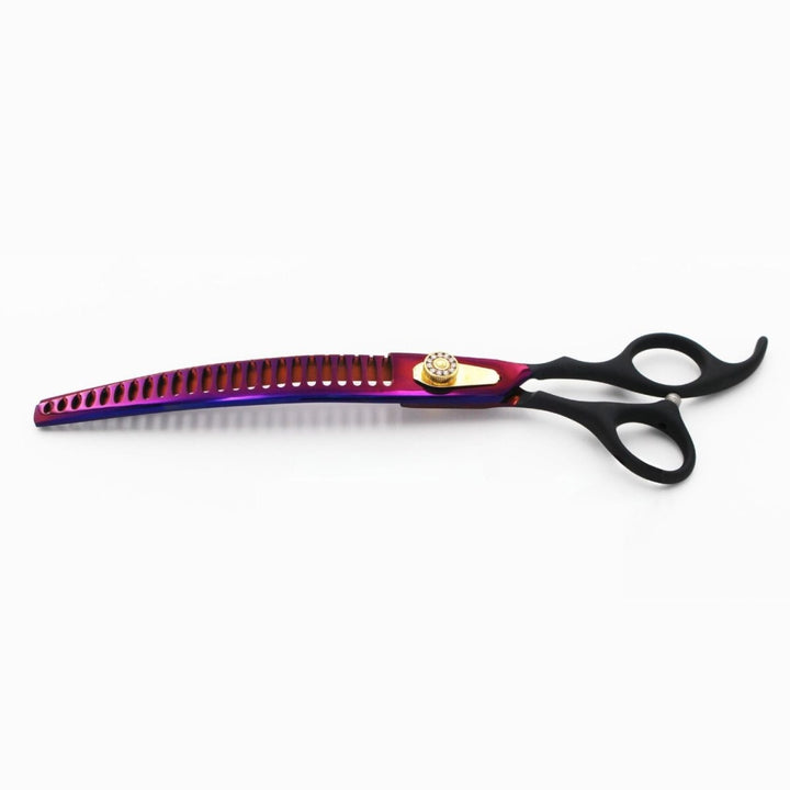 8" Midnight Velvet Blending Scissors (Shears) - Dog Grooming Scissors - EliteTrim