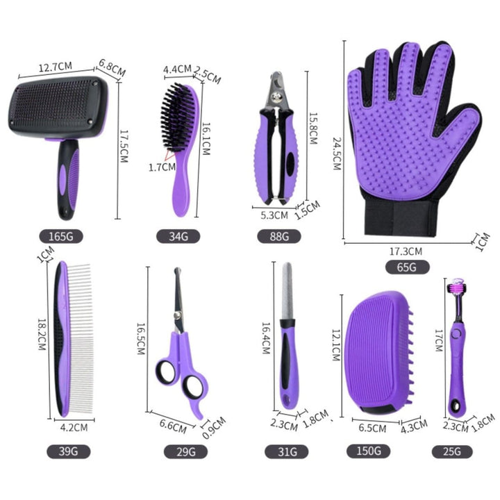 9 - in - 1 Professional Dog Grooming Kit - Dog Grooming Kit - EliteTrim