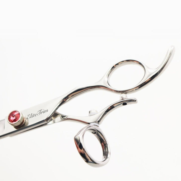 7.5" AeroGlide 440C Straight Grooming Shears for Dogs - Dog Grooming Scissors - EliteTrim