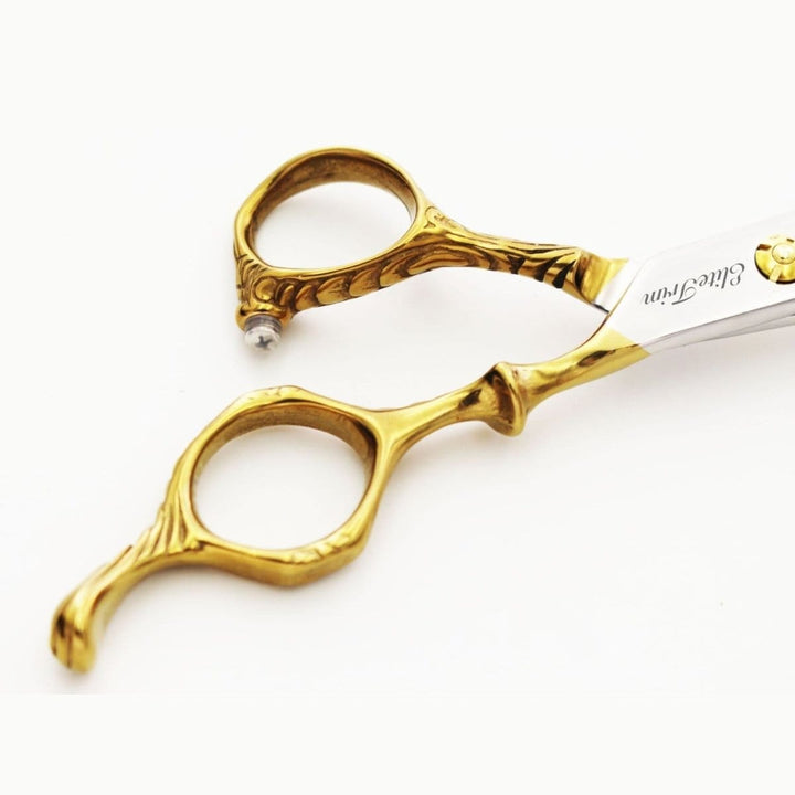 7" Bamboo Whisper Curved Scissors (Shears) - Dog Grooming Scissors - EliteTrim
