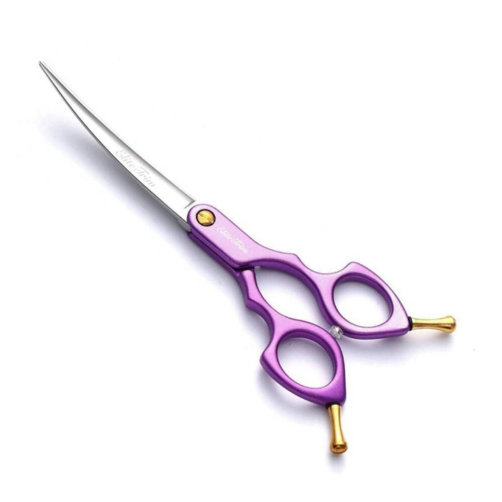 CandyBoom™ Series | 6.0" Superlight Curved Shears - Dog Grooming Scissors - EliteTrim Grooming
