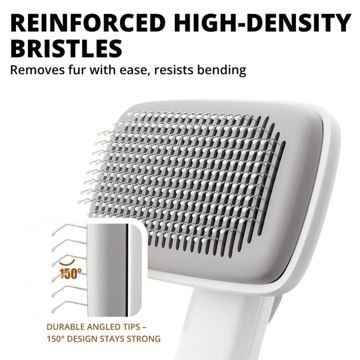 ComfortGrip Self - Cleaning Slicker Brush for Dogs - Dog Brush - EliteTrim