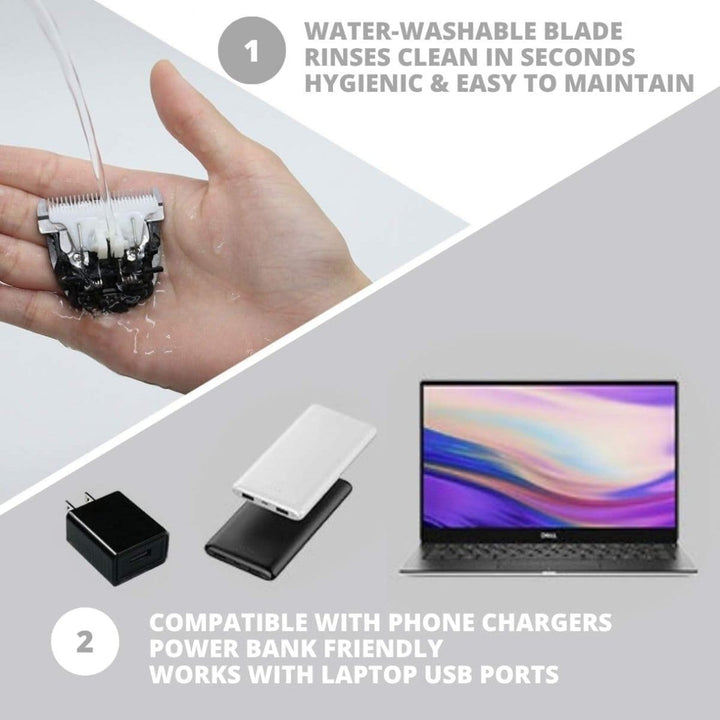 D6 Cordless Pet Clipper | Fine‑Tuning Blade - Dog Hair Clipper - EliteTrim Grooming