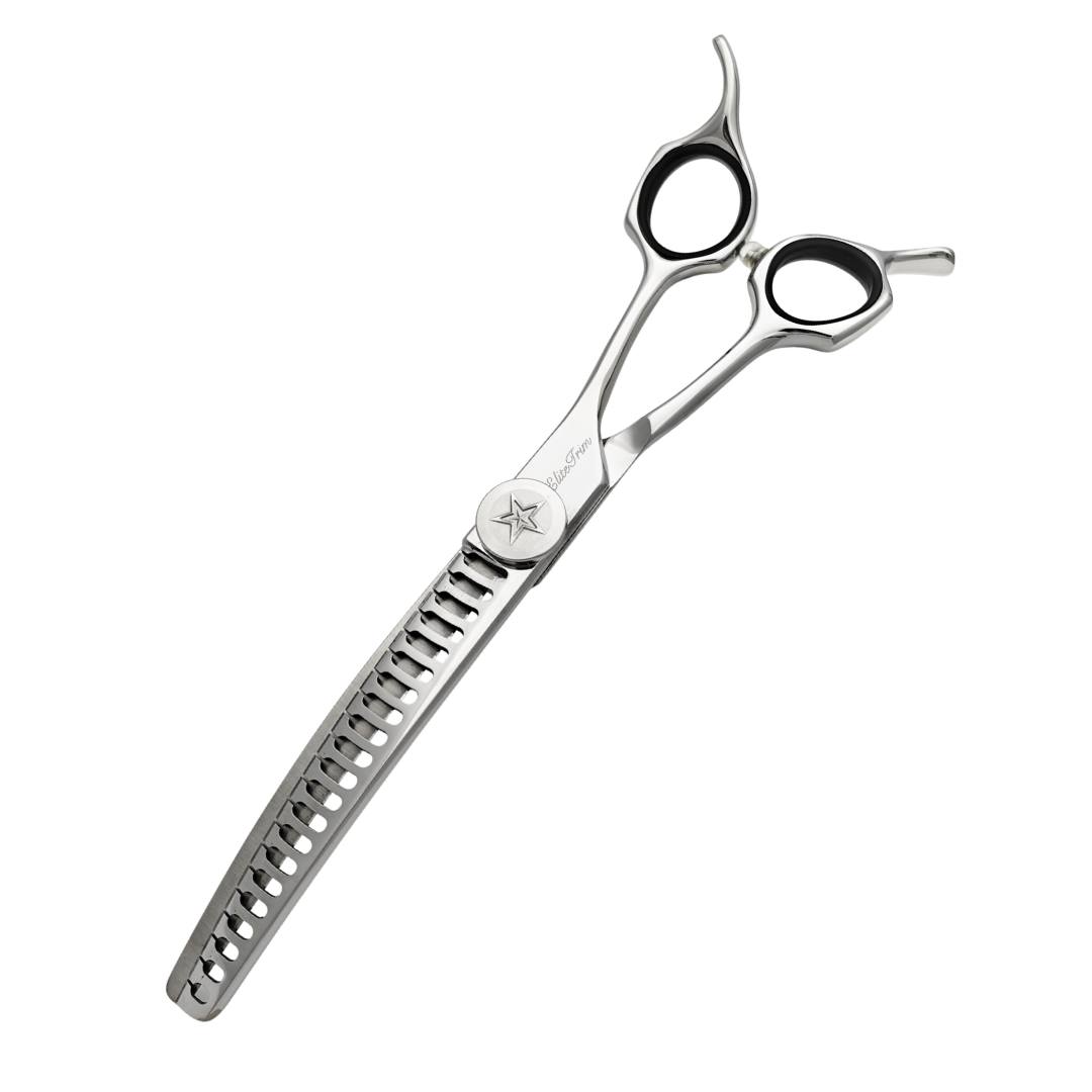 EliteTrim 7.0″ Curved Blender – VG10 Thinning Shears for Dogs