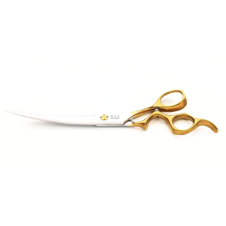 ErgoFlow™ | 7.0" Curved Shears - Dog Grooming Scissors - EliteTrim Grooming