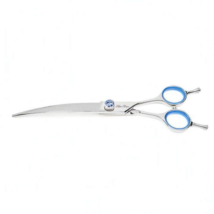 Gemstone Pro™ | 7.0" - 8.0" Curved Shears - Dog Grooming Scissors - EliteTrim Grooming