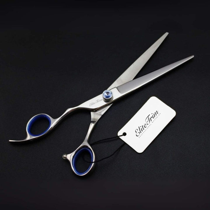Gemstone Pro™ | 7.0″ Shears Kit | Left - Handed - Dog Grooming Scissors - EliteTrim Grooming