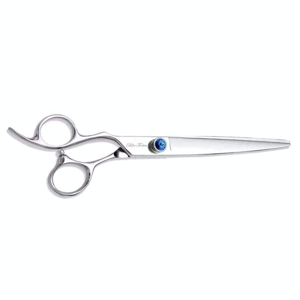 Gemstone Pro™ | 7.0″ Straight Shear | Left - Handed - Dog Grooming Scissors - EliteTrim Grooming