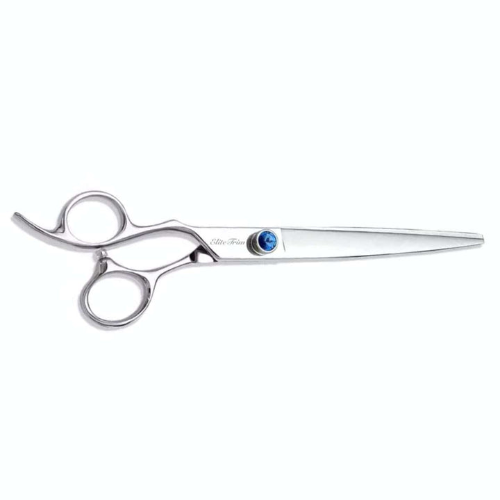 Gemstone Pro™ | 7.0″ Straight Shear | Left - Handed - Dog Grooming Scissors - EliteTrim Grooming