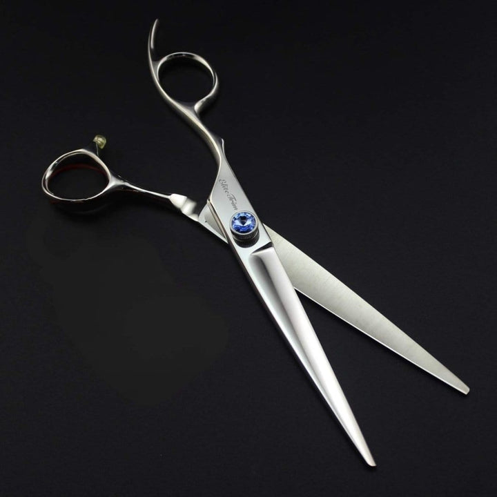 Gemstone Pro™ | 7.0″ Straight Shear | Left - Handed - Dog Grooming Scissors - EliteTrim Grooming