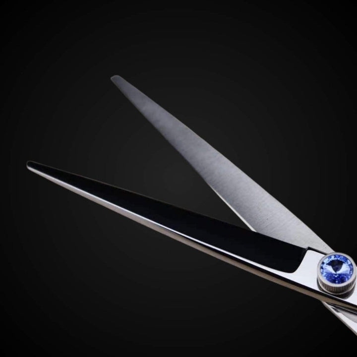 Gemstone Pro™ | 7.0″ Straight Shear | Left - Handed - Dog Grooming Scissors - EliteTrim Grooming