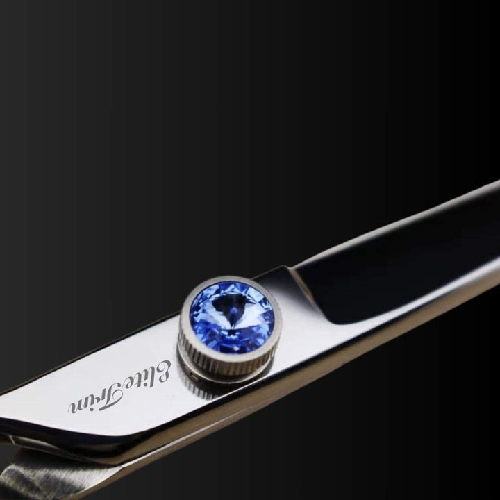 Gemstone Pro™ | 7.0″ Straight Shear | Left - Handed - Dog Grooming Scissors - EliteTrim Grooming
