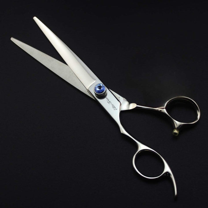 Gemstone Pro™ | 7.0″ Straight Shear | Left - Handed - Dog Grooming Scissors - EliteTrim Grooming