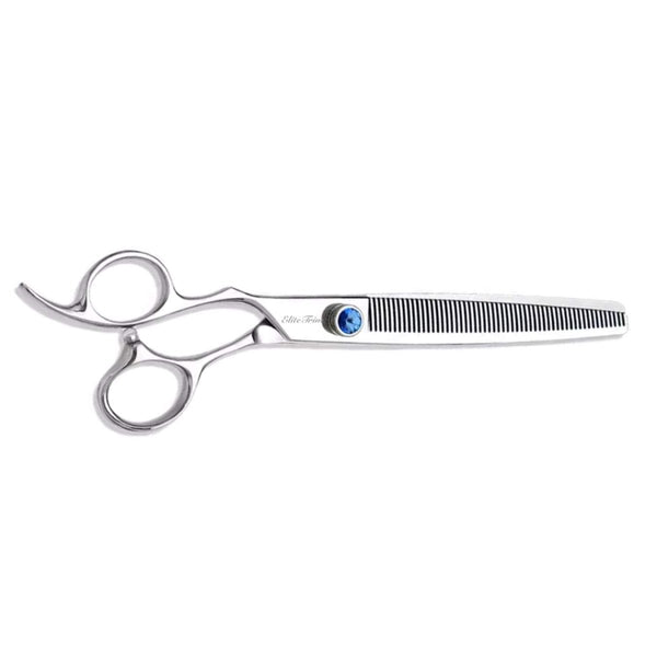 Gemstone Pro™ | 7.0″ Thinning Shears | Left - Handed - Dog Grooming Scissors - EliteTrim Grooming