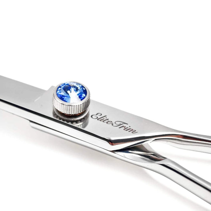 Gemstone Pro™ | 7.0" - 8.0" Curved Shears - Dog Grooming Scissors - EliteTrim Grooming