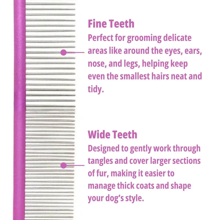 HOP™ Dog Grooming Comb - Dog Comb - EliteTrim Grooming