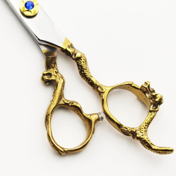 7” Imperial Dragon Curved Scissors (Shears) - Dog Grooming Scissors - EliteTrim
