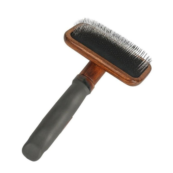Japanese Hardwood Slicker Brush for Dogs - Dog Brush - EliteTrim