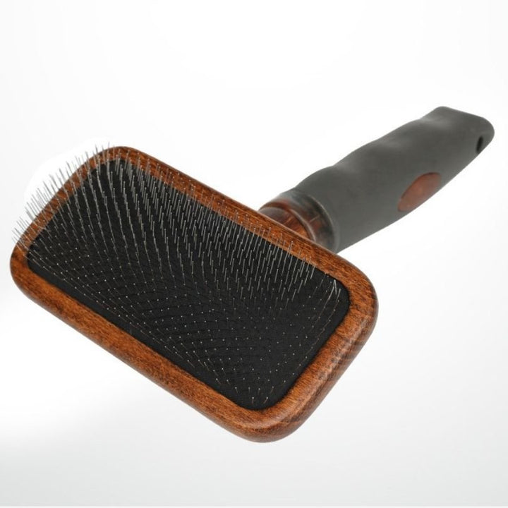 Japanese Hardwood Slicker Brush for Dogs - Dog Brush - EliteTrim