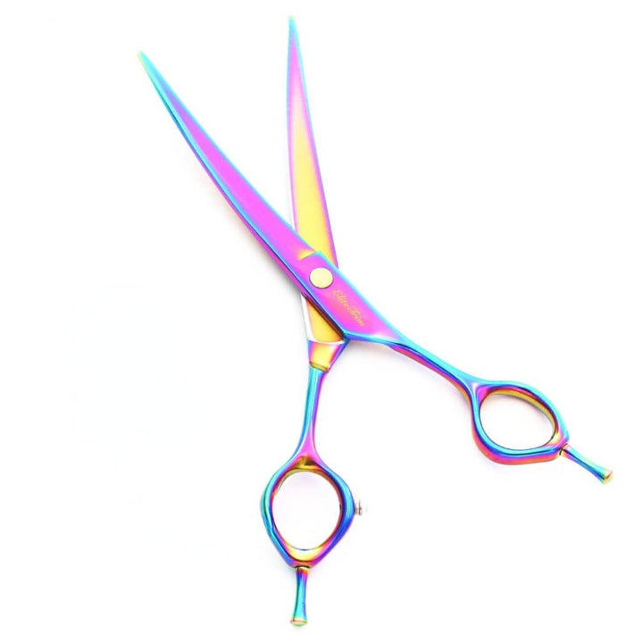 Nebula™ | 7.0" Curved Shears - Dog Grooming Scissors - EliteTrim Grooming
