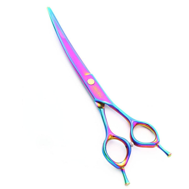Nebula™ | 7.0" Curved Shears - Dog Grooming Scissors - EliteTrim Grooming