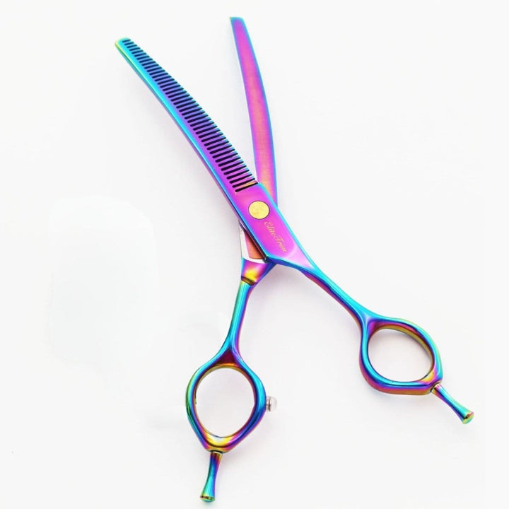 7" Nebula Thinning Scissors (Shears) - Dog Grooming Scissors - EliteTrim