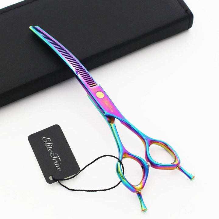 7" Nebula Thinning Scissors (Shears) - Dog Grooming Scissors - EliteTrim
