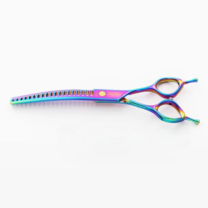 7" Nebula Thinning Scissors (Shears) Left - Handed - Dog Grooming Scissors - EliteTrim