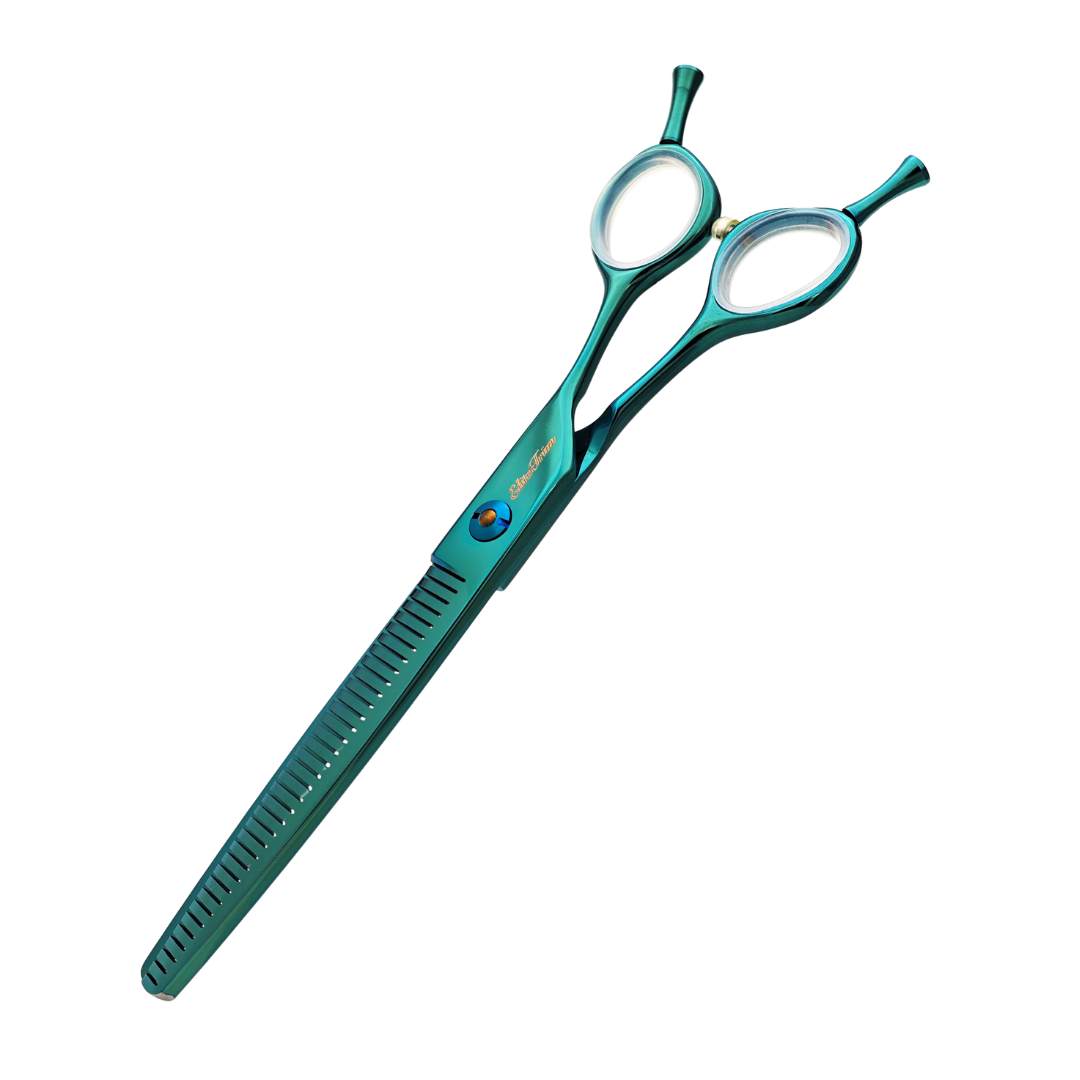 Professional Straight Fluffer Dog Grooming Shears | EliteTrim