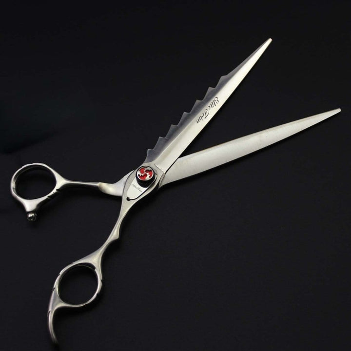 7.5″ RazorSpine Straight Dog Grooming Shears - Dog Grooming Scissors - EliteTrim