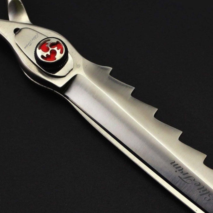 7.5″ RazorSpine Straight Dog Grooming Shears - Dog Grooming Scissors - EliteTrim