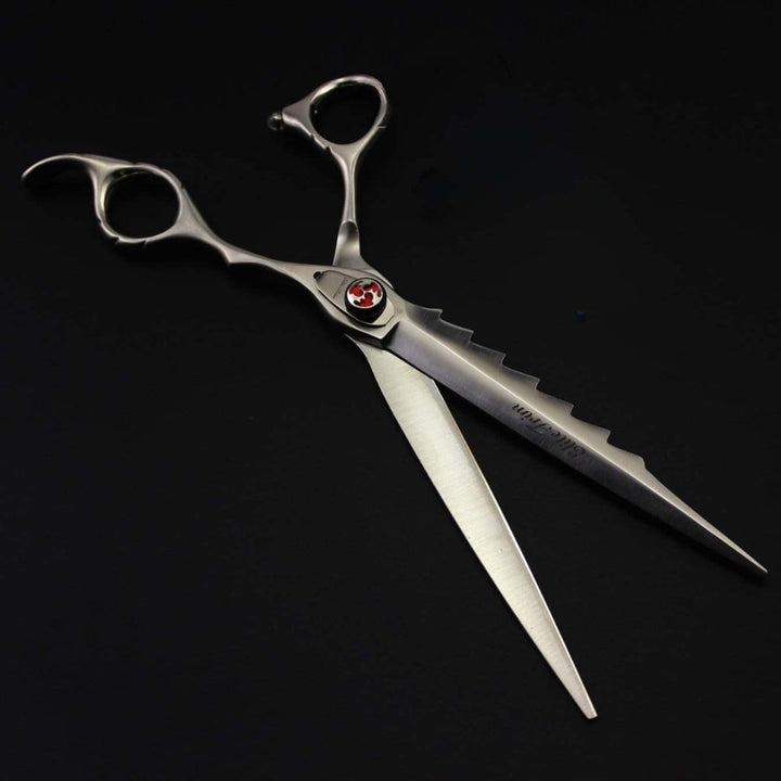 7.5″ RazorSpine Straight Dog Grooming Shears - Dog Grooming Scissors - EliteTrim
