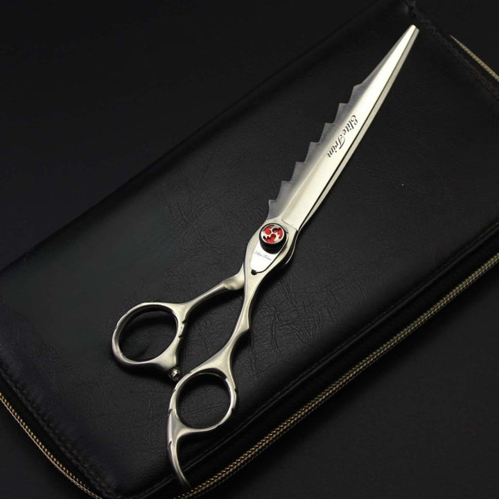 7.5″ RazorSpine Straight Dog Grooming Shears - Dog Grooming Scissors - EliteTrim