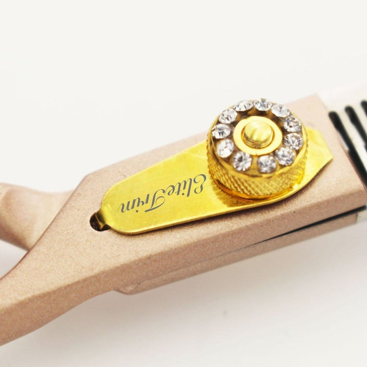 7“ Rose Gold Elite - Thinner & Blender - Dog Grooming Scissors - EliteTrim