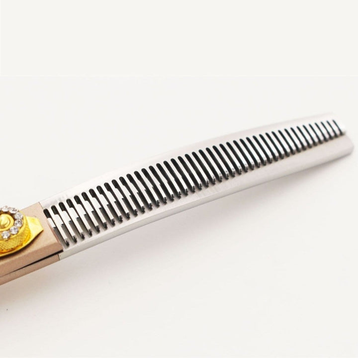 7“ Rose Gold Elite - Thinner & Blender - Dog Grooming Scissors - EliteTrim