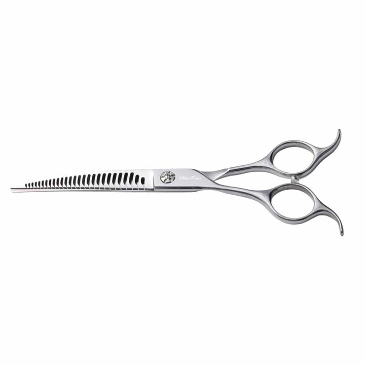 The Magician™ | 7.0″ Curved Blender (Chunker) - Dog Grooming Scissors - EliteTrim Grooming