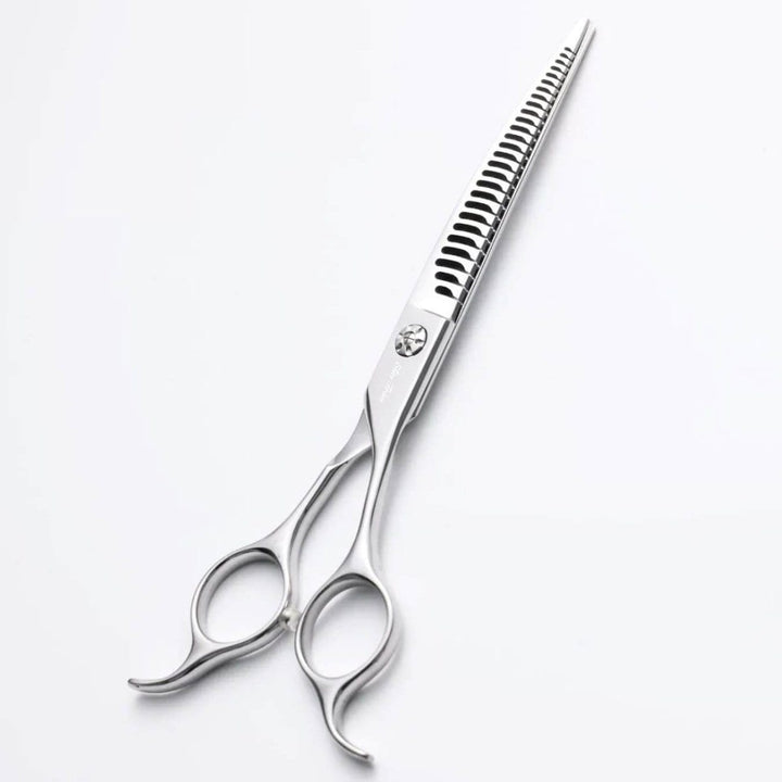 The Magician™ | 7.0″ Curved Blender (Chunker) - Dog Grooming Scissors - EliteTrim Grooming