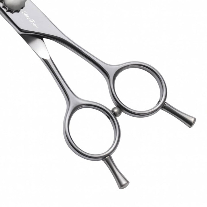 The Sculptor™ | 7.0″ Curved Blender (Chunker) - Dog Grooming Scissors - EliteTrim Grooming