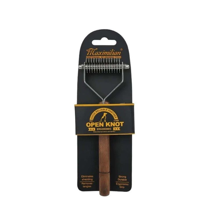 TimberGroom™ Walnut Dematting Brush - Dog Brush - EliteTrim Grooming