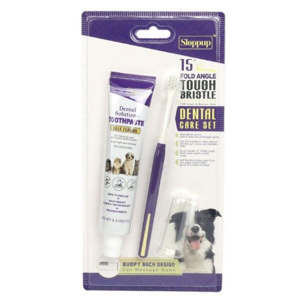 Ultra - Soft Kitten & Small Dog Toothbrush Kit - Dog Toothbrush - EliteTrim